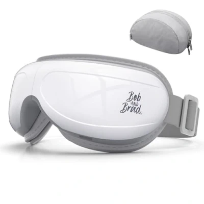 Image de Bob and Brad EyeOasis 2 Masseur Oculaire avec Chaleur, compressions et Musique, Chauffant Masque yeux, de massage rechargeable pour les yeux secs, poches sous cernes