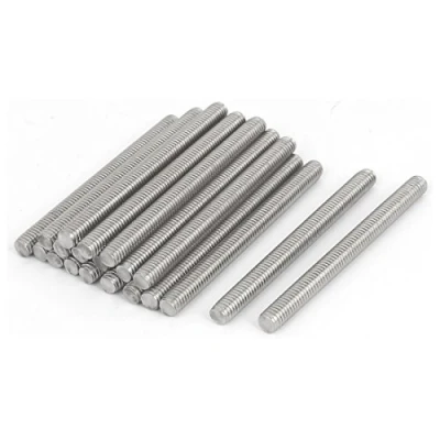 Image de Sourcingmap M6 x 70 mm en acier inoxydable 304 Entièrement Tige filetée Bar Clous Argenté Lot de 20