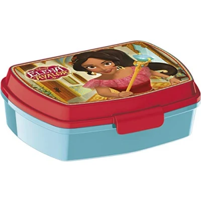 Image de ALMACENESADAN; 5463 Pack rentrée scolaire et cadeau ; composé d&#039;une boîte à sandwich rectangulaire multicolore, produit réutilisable, sans BPA (Elena)