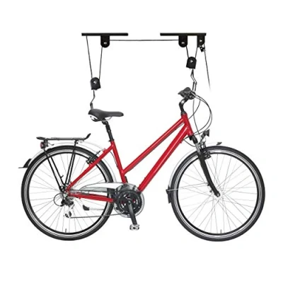 Image de Relaxdays Mixte Garage Support de rangement pour vélo, Noir, 1 élément EU