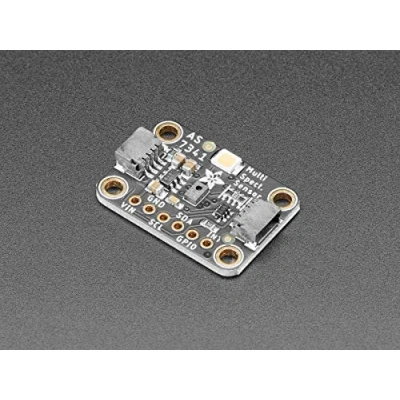 Image de Adafruit AS7341 Capteur de lumière/couleur multi spectromètre à 10 canaux, 16 capteurs longueur d&#039;onde, blanc et proche infrarouge, compatible avec Arduino, Raspberry Pi
