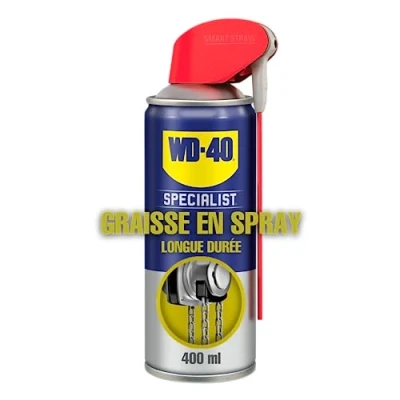 Image de WD 40 Specialist Graisse en Spray Double Position Protection contre la corrosion Extrêmement Durable Adhère à toutes surfaces 400 ML