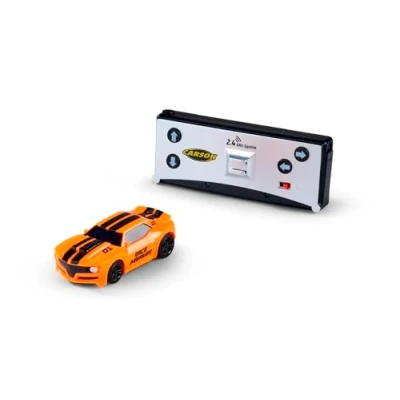 Image de Carson 500404276 1:60 Nano Racer Striker 2.4GHz Orange Voiture télécommandée, véhicule RC, durée de Conduite 20 Min, RC pour Enfants