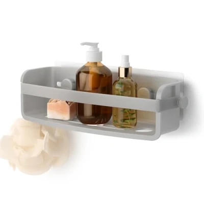 Image de Umbra Flex Panier de douche adhésif, Gris