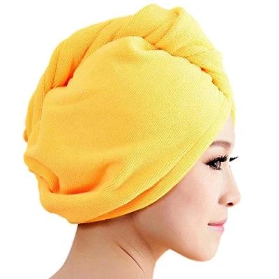 Image de Brussels08 en microfibre Serviette de bain Cheveux Secs Chapeau absorbant Séchage rapide Bonnet douche Wrap Turban capuchon