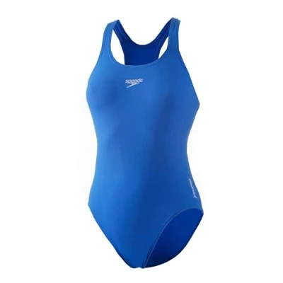 Image de Speedo Junior Girl&#039;s ECO Endurance+ Medalist Swimsuit Chlorine Resistance Recycled Fabric Comfort Fit Swimming Lessons Swim Holiday, Bondi Blue, 15 16 Years