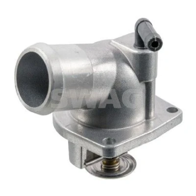 Image de SWAG 40 92 7869 Thermostat d&#039;eau avec collier, bague d&#039;étanchéité boîtier OPEL: Zafira A, B, Meriva VAUXHALL: Astra Mk4 CC