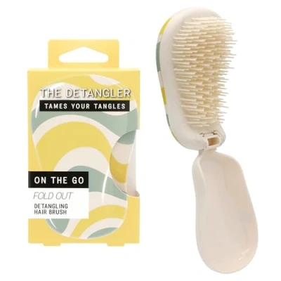 Image de the Detangler On Go Brosse à cheveux démêlante, tourbillon rétro