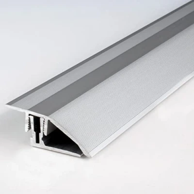 Image de PROVISTON Profilé de rattrapage à clipser Alu anodisé 41 x 11 15 1000 mm Argent À visser Barre seuil niveau 1 pc