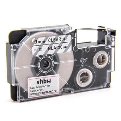 Image de vhbw Cartouche cassette à ruban 9mm pour Casio KL 60, 120, 70E, 100E, 300, 750E, 780, 1500, 7000 comme XR 9X, 9X1