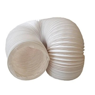 Image de Daniplus Tuyau d&#039;évacuation d&#039;air en PVC flexible, diamètre 150 mm, longueur 4 m, pour climatisation, sèche linge, hotte