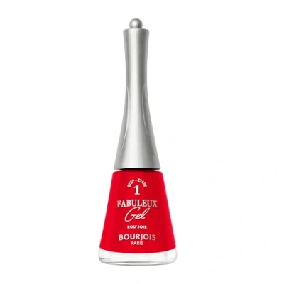 Image de vernis à ongles Bourjois Fabuleux gel, 310, Rou’joie, effet texture Jellygloss et fini brillant longue durée, formule vegan, résultats professionnels la maison, 9 ml