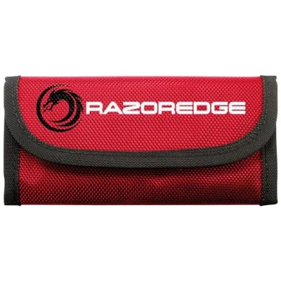 Image de Red Dragon Razoredge Tri Fold Dart Wallet, Rouge/Noir, Étui à Fléchettes