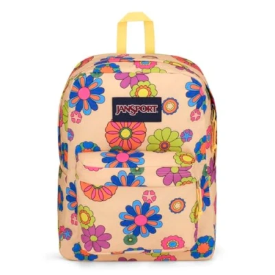 Image de JANSPORT SUPERBREAK ONE Grand sac à dos, Power to the Flower (Jaune)