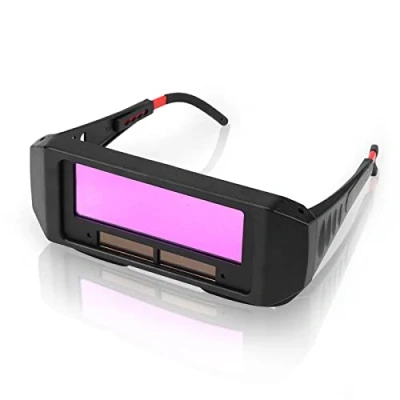 Image de Lunettes de Soudeur, LCD Solaire Auto assombrissement Soudage TIG MIG Soudeur pour Protection les Yeux.