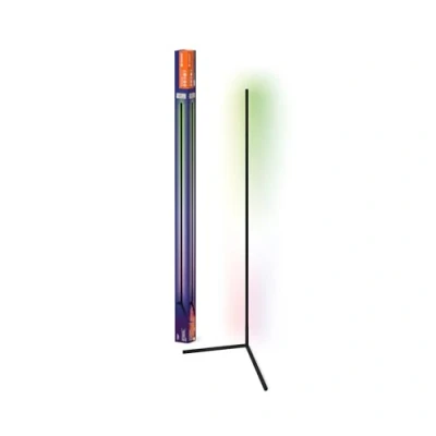Image de LEDVANCE Lampadaire LED d&#039;angle SMART+ WIFI,140cm,noir,14W,1170lm,blanc et couleur réglables,dimmable,fonction bricolage rythme musical,longue durée de vie,contrôlable par application,2700 6500K