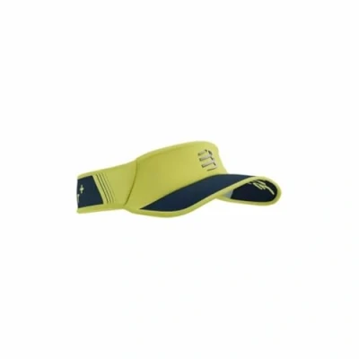 Image de Visière Ultralégère Compressport Taille Unique, Jaune Idéale pour la Course et le Trail