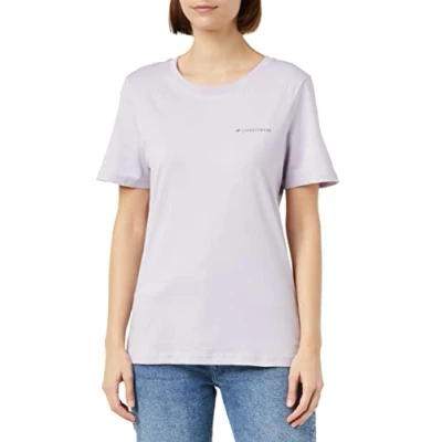 Image de T shirt Femme 4F TSD025 Beige Col arrondi Manches courtes Coton