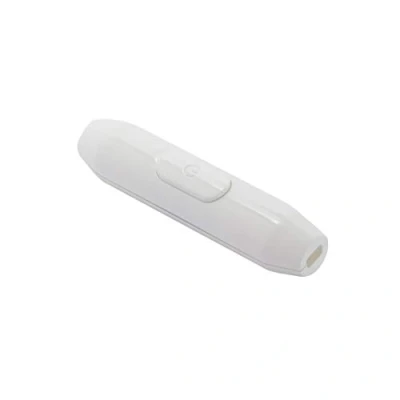 Image de Interrupteur unipolaire couleur blanc forme de torpille