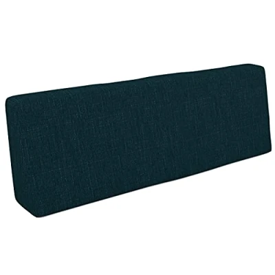 Image de Coussins palettes Tissu lisse Vert foncé Dossier 120x40 100% Polypropylène Intérieur/Extérieur POKAR