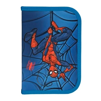 Image de Scooli Trousse d’étudiant remplie Spider Man à Crayons avec des stylos et Accessoires de Haute qualité Idéal pour l’école, Les Loisirs déplacements partir 6 Ans