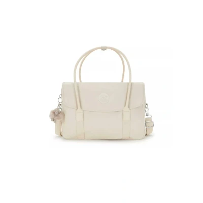 Image de Kipling Superworker S Sac à main, Femme, Taille: One Size, Beige pearl
