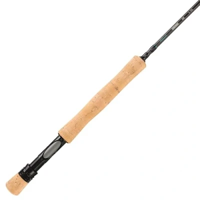 Image de Shakespeare Cedar Canyon Elite Construction en fibre de carbone première qualité, canne à mouche d&#039;action moyenne rapide pour un lancer précis, 4 pièces porte moulinet léger aluminium 9ft 7/8 wt