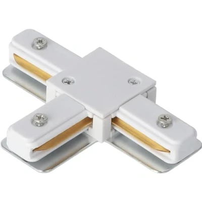 Image de EDO, Système SEVA, Adaptateur en T pour connecteur SEVA rail blanc, blanc EDO777421