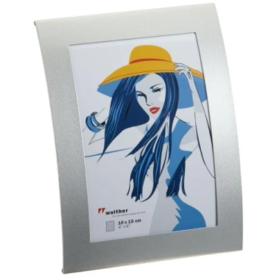 Image de walther design Cadre photo argent 10 x 15 cm Basixx Portrait Frame TP015S