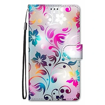 Image de Nodigo EU Coque pour Samsung Galaxy A55 5G Cuir Antichoc avec Support Clapet Design Motif Drôle Étui Bumper Kickstand Case Cover Housse Portefeuille Feuille