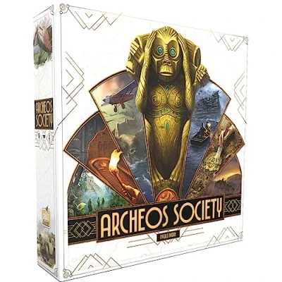 Image de Asmodee Space Cowboys Archeos Society Jeux de société Cartes Plateau Jeu Adulte et Enfant à partir 12 Ans 2 6 Joueurs 60 Min Version française