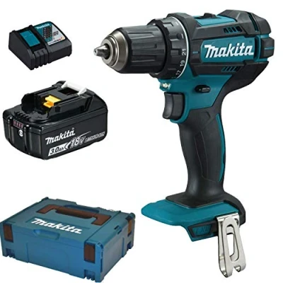 Image de Makita DDF482RF1J Perceuse visseuse sans fil + 1 batterie 3 Ah chargeur coffret Makpac