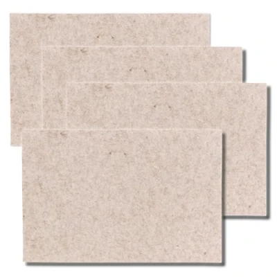 Image de Kela (4 x 12325 Set de Table Felia 4 Pièces, Feutre, Beige, 45 30 2 cm