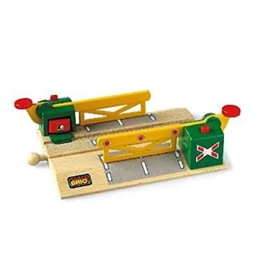 Image de Brio World 33750 Passage à niveau magnétique Accessoire pour circuit de train en bois Action jeu sans pile Jouet mixte A partir 3 ans