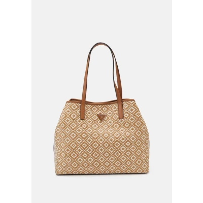 Image de Guess Vikky SET Cabas, Femme, Taille: One Size, Cognac