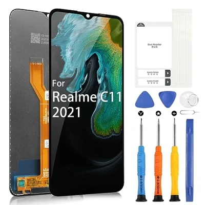 Image de ARSSLY Écran LCD pour Realme C11 2021 RMX3231 C21 C20 6.52&quot; Affichage Remplacement Tactile Digitizer Assemblée avec Réparation Kit