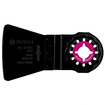 Image de Bosch Accessories Professional 1x Spatule ATZ 52 SFC (pour résidus mous, Largeur mm, Accessoire Outil multifonction). Gris