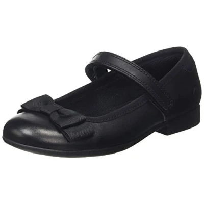 Image de Clarks Scala Tap K Ballerines, Black Leather, 28.5 EU