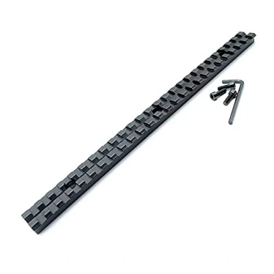 Image de TRIROCK Multi Slots Base Tactical Rifle Scope 20mm Width Mount 260mm Length Durable Weaver Picatinny Rail