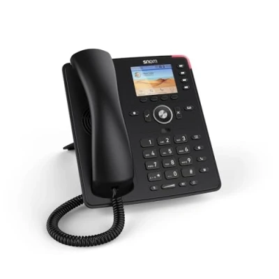 Image de Snom D713 TéLéPhone Fixe Filaire avec ÉCran Couleur TFT Haute RéSolution, 4 Touches LED Programmables, Telephone Filaire, Répondeur, Reconditionné