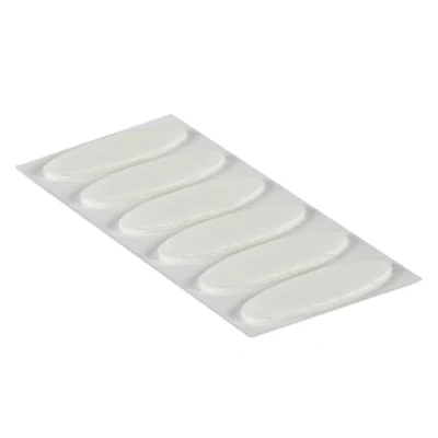 Image de Velcro Marque Pastilles Ovales Adhésives Très Fines Auto Agrippantes À Double Face Avec Crochets Et Boucles Pré Coupées Parfaites Pour La Décoration De Pièce Maison, Blanc, 35Mm Lot 18