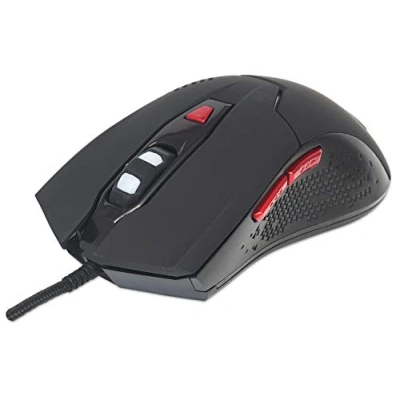 Image de Manhattan 176071 souris Jouer Ambidextre USB Type A Optique 2400 DPI Neuf