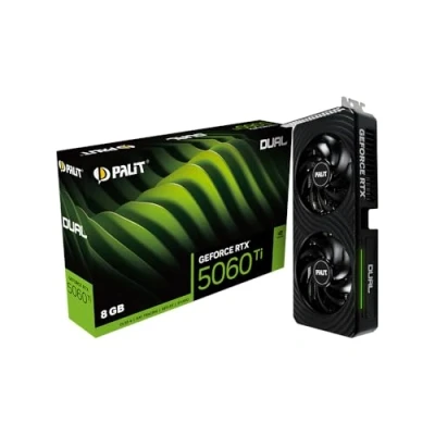 Image de Palit GeForce RTX 5060 Ti Dual (8 Go GDDR7/PCI Express 5.0/2572 MHz/28000 MHz)