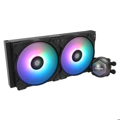 Image de Zalman ALPHA28 White CPU Liquid Cooler 280mm Radiator 2 x 140 mm Fan ARGB pump Dual Processeur Kit de refroidissement du liquide 14 cm Blanc Neuf