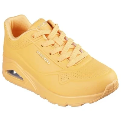 Image de Skechers Femme Uno Stand on Air Basket, Orange Soir en Zigzag Sunset Chevron, 39 EU