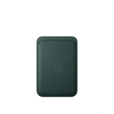 Image de Porte cartes en tissage fin pour iPhone avec MagSafe Vert foncé Neuf
