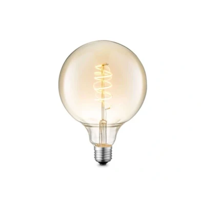 Image de Lucande ampoule LED E27 G125 4 W 2 700 K dim ambre
