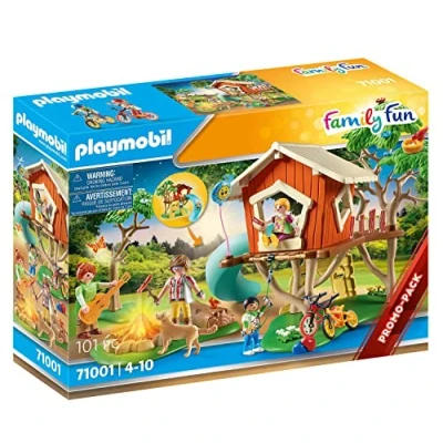 Image de PLAYMOBIL 71001 Cabane dans les arbres et toboggan Neuf