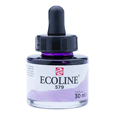 Image de Ecoline Flacon d&#039;aquarelle liquide 30 ml Violet pastel 579 (11255791)