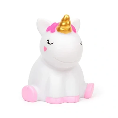 Image de Legami Veilleuse pour Enfants, 4 Couleurs, Piles Incluses, 20 Heures d&#039;Autonomie, 10,4x11,5 cm, Thème Licorne, Licorn.